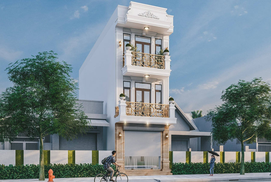 Nhà ống tân cổ điển 3 tầng12