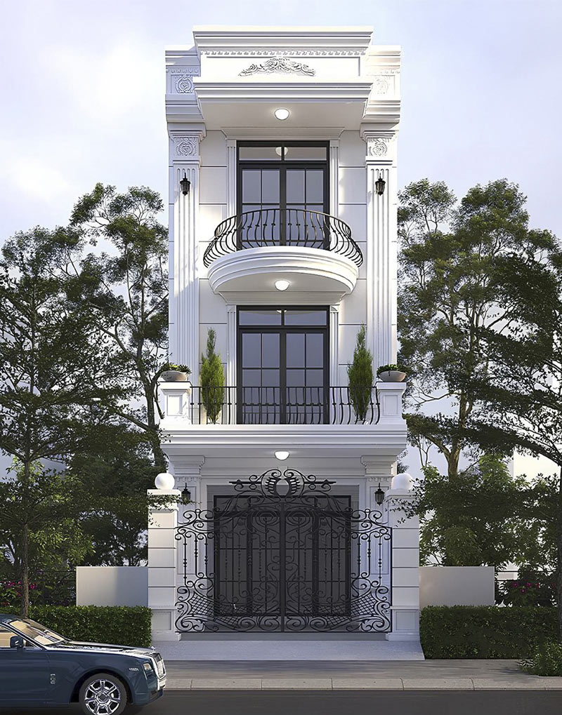 Nhà ống tân cổ điển 3 tầng6