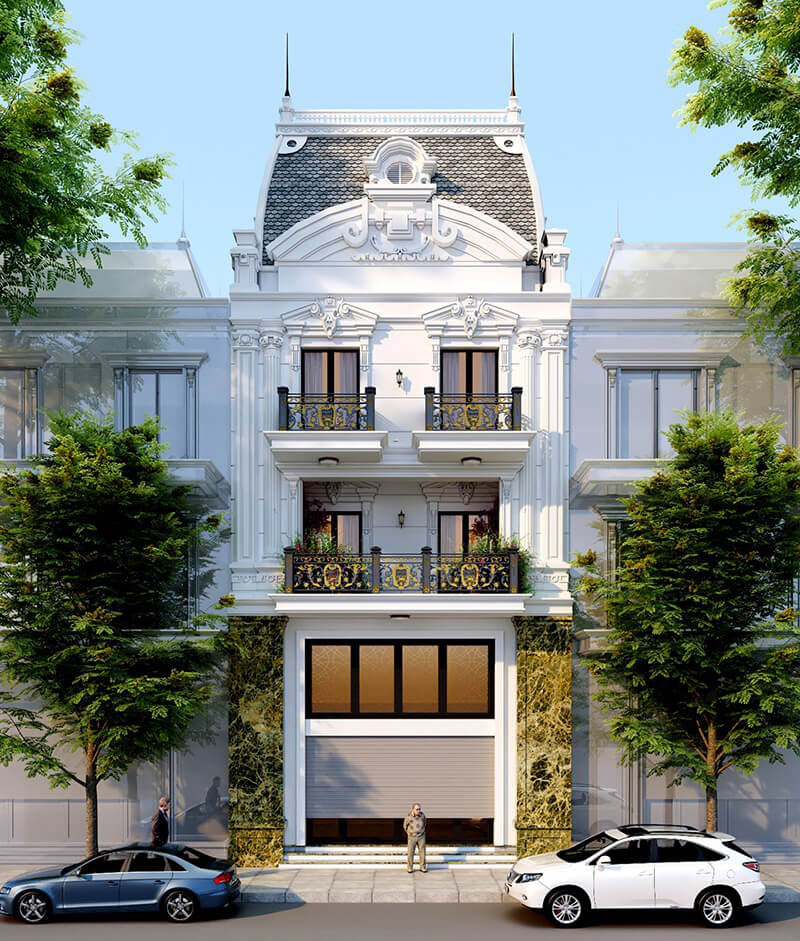 Nhà ống tân cổ điển 3 tầng9