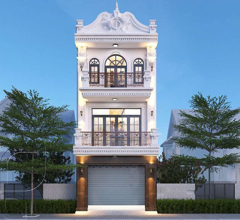 Nhà ống tân cổ điển 3 tầng1