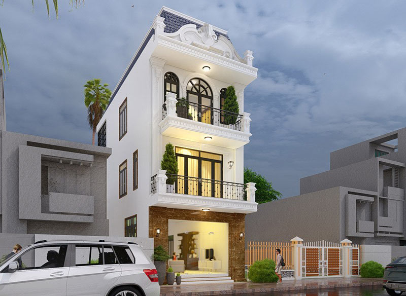 Nhà ống tân cổ điển 3 tầng8